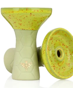 Bee Hookah Phunnel Olive – Half Glazed Green Orange