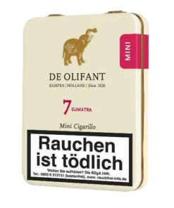 De Olifant Mini Sumatra 7 Zigarillos