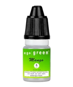E-Liquid egogreen Mango 6 mg/ml Flasche 10 ml