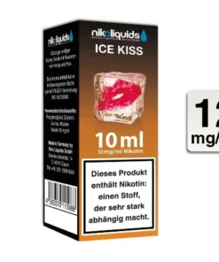 E-Liquid Nikoliquids Ice Kiss 12 mg/ml Flasche 10 ml