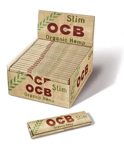 OCB Organic Hemp Slim Zigarettenpapier Heftchen mit 32 Blättchen