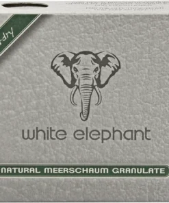 10 Schachteln à 30 Gramm Pfeifenfilter White Elephant Natural Meerschaum Granulate