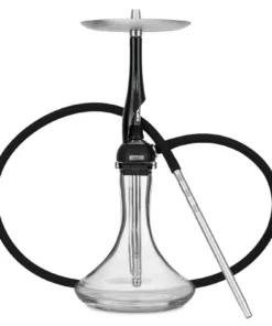 Koress Hookah Black Gloss – Clear Shisha