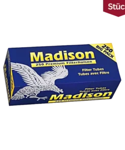 Madison Zigaretten Hülsen King Size (250 Stück)