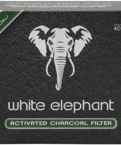Pfeifenfilter White Elephant Activated Charcoal Filter 9 mm 1 Schachtel à 40 Filter