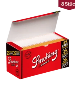 Bundle: Smoking Zigaretten Hülsen King Size (8×250+25 Stück)