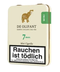 De Olifant Mini Brasil 7 Zigarillos