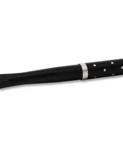Zigarettenspitze Denicotea Automatic Cavalier-Star aus Kunststoff in schwarz Strassdekor