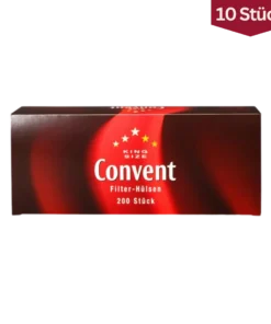 Bundle: Convent Zigaretten Hülsen King Size (10×200 Stück)