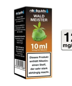 E-Liquid Nikoliquids Waldmeister 12 mg/ml Flasche 10 ml