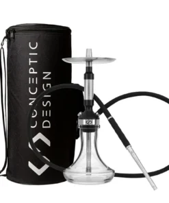 Conceptic Smart Steel Clear Shisha mit Tasche