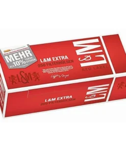10.000 Stück L&M Red Label Extra Zigarettenhülsen