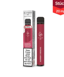 Elfbar Raspberry Cheesecake 20mg 600 Züge Vape Einweg E-Zigarette