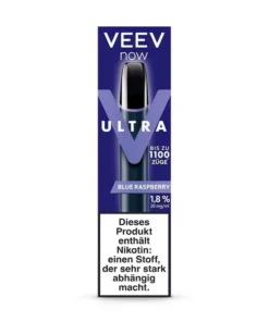 E-Shisha VEEV NOW Ultra Einweg Blue RASPBERRY 20mg