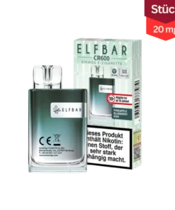 Elfbar CR600 Pineapple Blueberry Kiwi 20mg 600 Züge Vape Einweg E-Zigarette