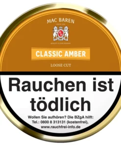Pfeifentabak Mac Baren Classic Amber 100 Gramm