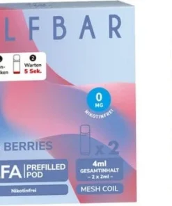 E-Liquidpod ELFBAR ELFA Mix Berries 2ml Pod 0mg Nikotin 2er ( OHNE NIKOTIN )
