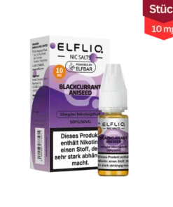 Elfliq Vape Liquid Blackcurrant Aniseed 10mg (10ml)