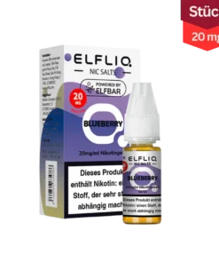 Elfliq Vape Liquid Blueberry 20mg (10ml)