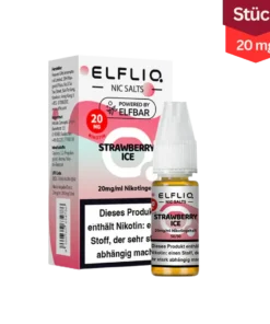Elfliq Vape Liquid Strawberry Ice 20mg (10ml)