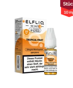 Elfliq Vape Liquid Tropical Fruit 10mg (10ml)