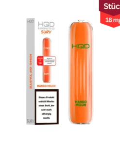 HQD Surv Mango Melon Einweg E-Zigarette Vape 18mg
