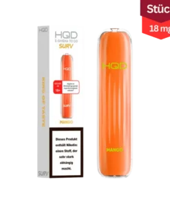 HQD Surv Mango Einweg E-Zigarette Vape 18mg