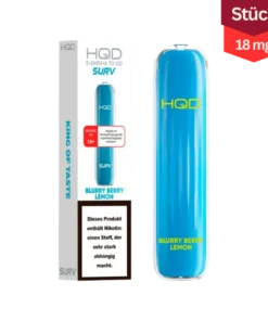 HQD Surv Blurry Berry Lemon Einweg E-Zigarette Vape 18mg