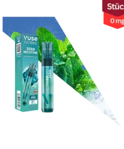 Vuse GO Zero 1000 Peppermint Ice Vape Einweg E-Zigarette 0mg