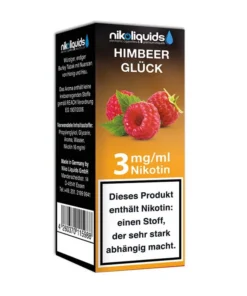 E-Liquid Nikoliquids Himbeergl?ºck 3mg Nikotin
