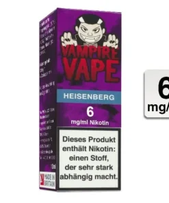 E-Liquid VAMPIRE VAPE Heisenberg 6 mg