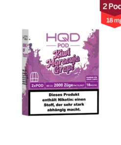 HQD Cirak Kiwi Maracuja Grape 2 Pod E-Zigarette Vape Liquid 18mg