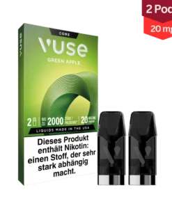 Vuse Vape Pods Green Apple 20mg (1×2 Stück)