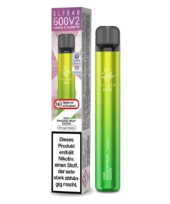 Elf Bar 600 v2 – 20mg – Kiwi Passion Fruit Guava
