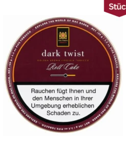 Mac Baren Dark Twist Roll Cake Tabak Pfeifentabak Dose AP (100g)