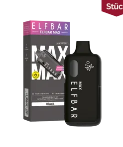 Elfbar Max Akku Gerät Black 650 mAh
