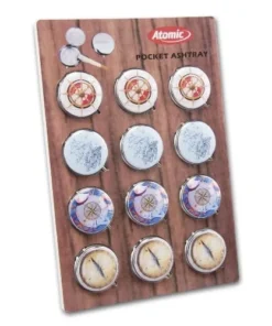 ATOMIC Taschenascher Metall Maritim