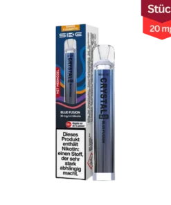 SKE Crystal Bar Blue Fusion Vape Einweg E-Zigarette 20mg