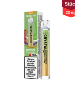 SKE Crystal Bar Kiwi Passionfruit Guava Vape Einweg E-Zigarette 20mg