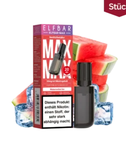 Elfbar Max Watermelon Ice Nachfüllbehälter Vape Pod 20mg