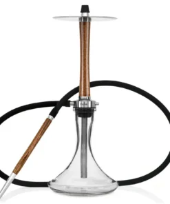 Nube Unique Zebrano Brown Clear Shisha