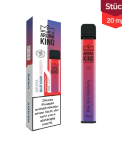 Aroma King Bar Blue Sour Raspberry Vape Einweg E-Zigarette 20mg