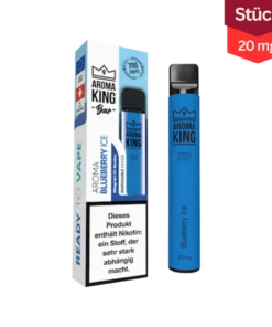 Aroma King Bar Blueberry Ice Vape Einweg E-Zigarette 20mg