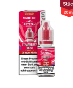SKE Crystal Vape Liquid Strawberry Burst 20mg (10ml)