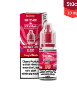 SKE Crystal Vape Liquid Strawberry Burst 10mg (10ml)