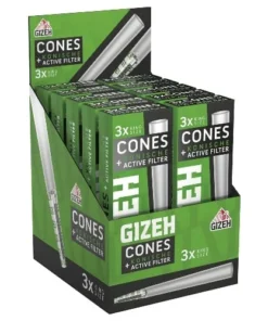 Display 10 x 3 Gizeh Black Cones + Konische Active Filter
