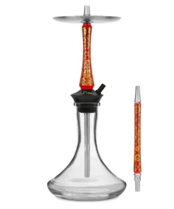 Union Hookah Sleek Flower Red