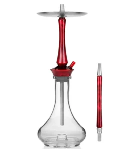 Union Hookah Sleek Full Acryl Red