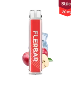 Flerbar M Apple Ice Vape Einweg E-Zigarette 20mg