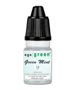 E-Liquid egogreen Green Mint 12 mg/ml Flasche 10 ml